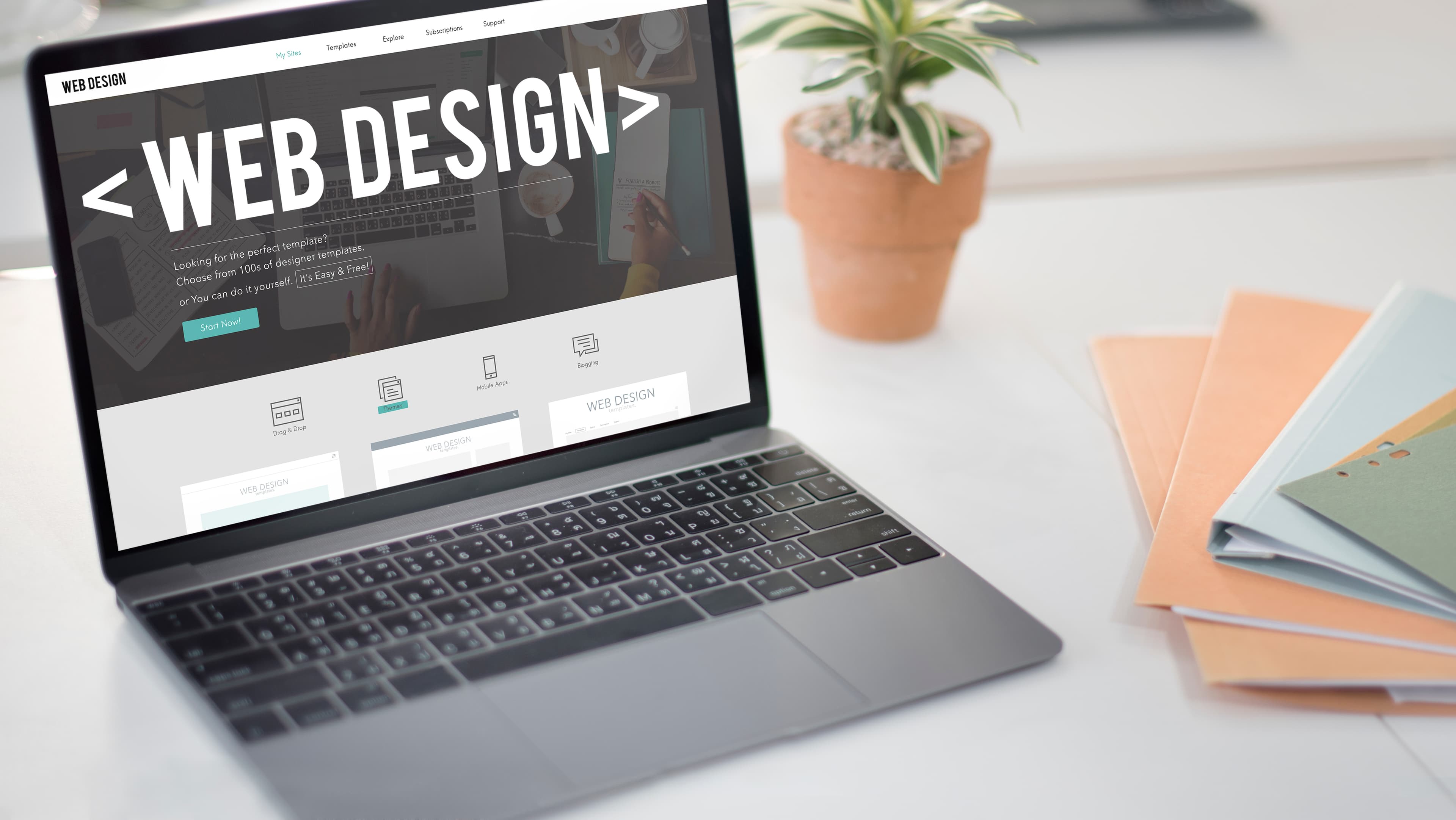 Web design illustration